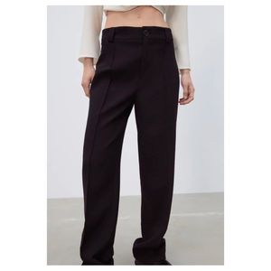 ZARA FULL LENGTH FRANCOISE PANTS NWT